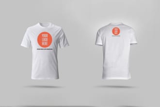 do tshirts,polo shirts mockups with your design