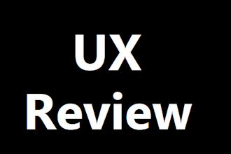 do UX review of your website