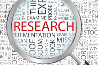 do internet research and web scraping