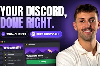 create a professional discord server with the best design and setup