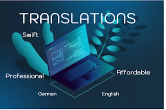 deliver high quality translations from english to german