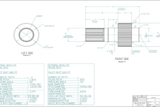 create industrial manufacturing drawings from your 3d model
