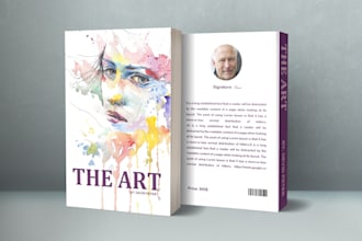 create professional and unique book cover design and e book cover