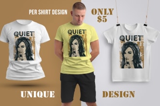 create bulk custom t shirt design