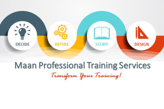 develop training course material for workshops