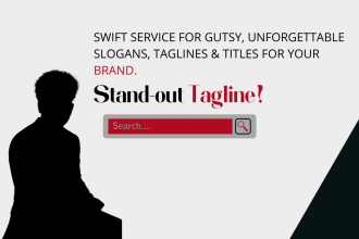 create the perfect brand name and slogan for your products