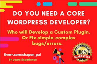 develop or modify any wordpress theme