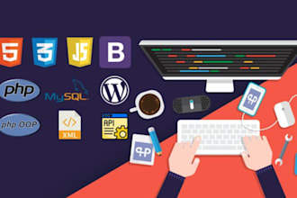 develop a PHP, laravel or codeigniter website