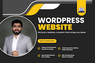 design and develop a fast wordpress website with SEO setup