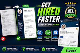 write your senior executive CV, resume, cover letter and optimize your linkedin