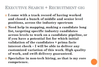 aid in recruitment headhunting and executive search