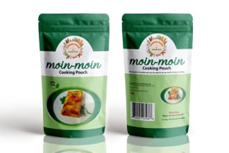 do plastic pouch, mylar bag, food product packaging design 3d mockup