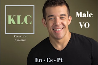be an engaging and versatile male voice for your brand