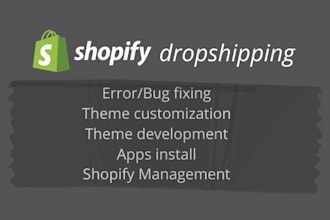 build shopify dropshipping store with winning products