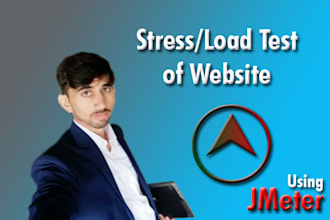 perform stress and load test using jmeter