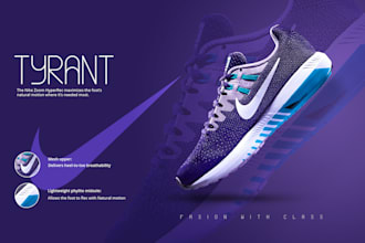 design elegant advertising poster, flyer