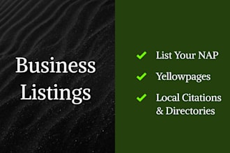 do local business listing for your business