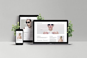 create professional wix or wordpress website