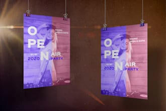 give you best poster design
