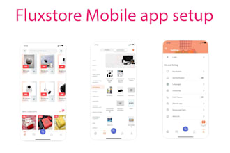 setup fluxstore mobile app