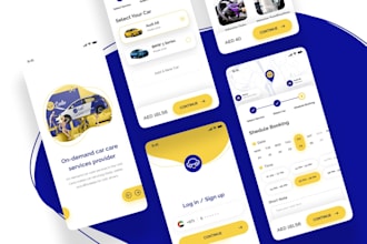 create a unique mobile app UI UX design