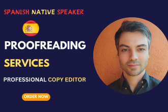 proofread and correct your book in spanish