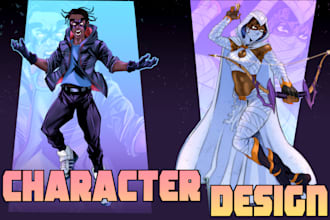 draw a comic character design for you