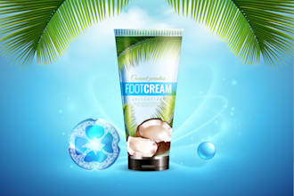 create modern cosmetic label design for your product