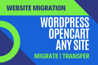migrate wordpress site, clone duplicate wordpress in 24hrs