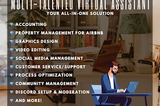 be your multi talented and multi skilled virtual assistant