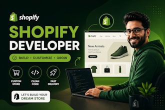 build a custom shopify theme, checkout and private app