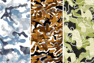 do amazing seamless camouflage pattern