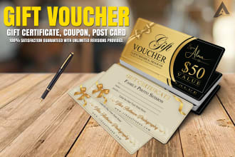 design voucher,gift certificate and coupon