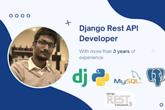 create, fix, update website api with flask, django rest framework