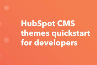 do new hubspot theme development
