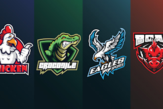 make a stunning twitch logo, esports, mascot