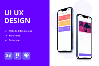do website UI UX design, dashboard design, mobile app UI UX design
