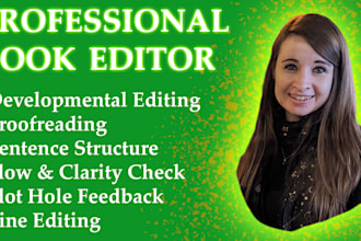 proofread and edit your book