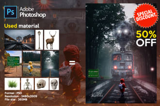 create amazing photo manipulation for you