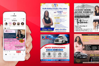 design attractive flyer ads for your social media post