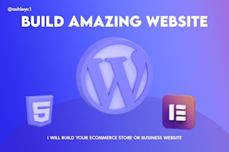 create wordpress website with elementor pro
