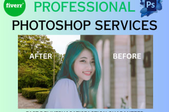 edit and retouch images on photoshop
