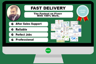 create professional excel dashboard pivot tables charts and excel graphs