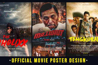 design a movie poster for you
