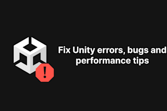 fix errors and bugs in your unity project