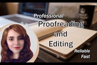 proofread and edit chapters or entire fiction manuscript
