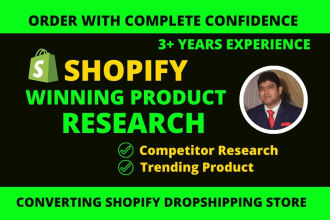 do shopify winning product research for dropshipping store for heigh profit