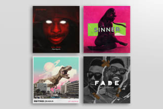 design unique mixtape, single or album cover