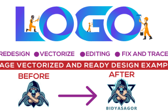 redesign,edit,color change,vectorize,update your logo design