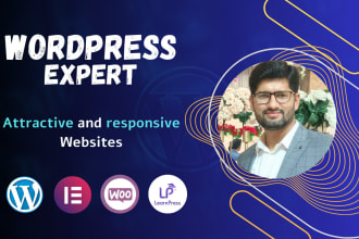 create or manage your wordpress website